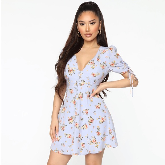 New Gentle Touch Floral Mini Dress (didn’t fit me) - Picture 4 of 4